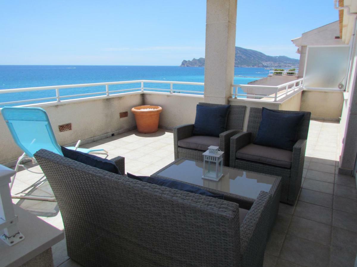 Beach Front Line Penthouse In Altea Extérieur photo