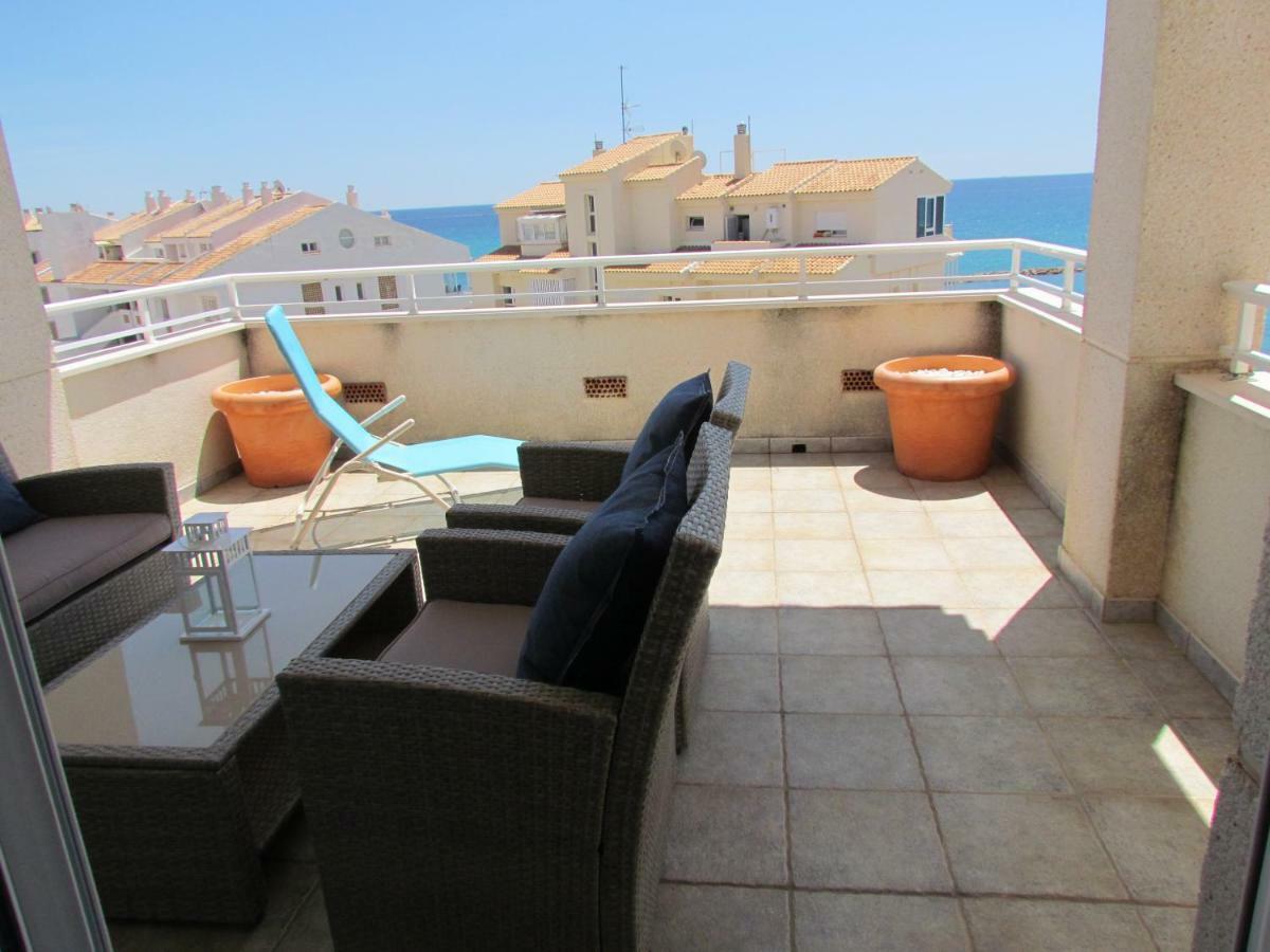 Beach Front Line Penthouse In Altea Extérieur photo